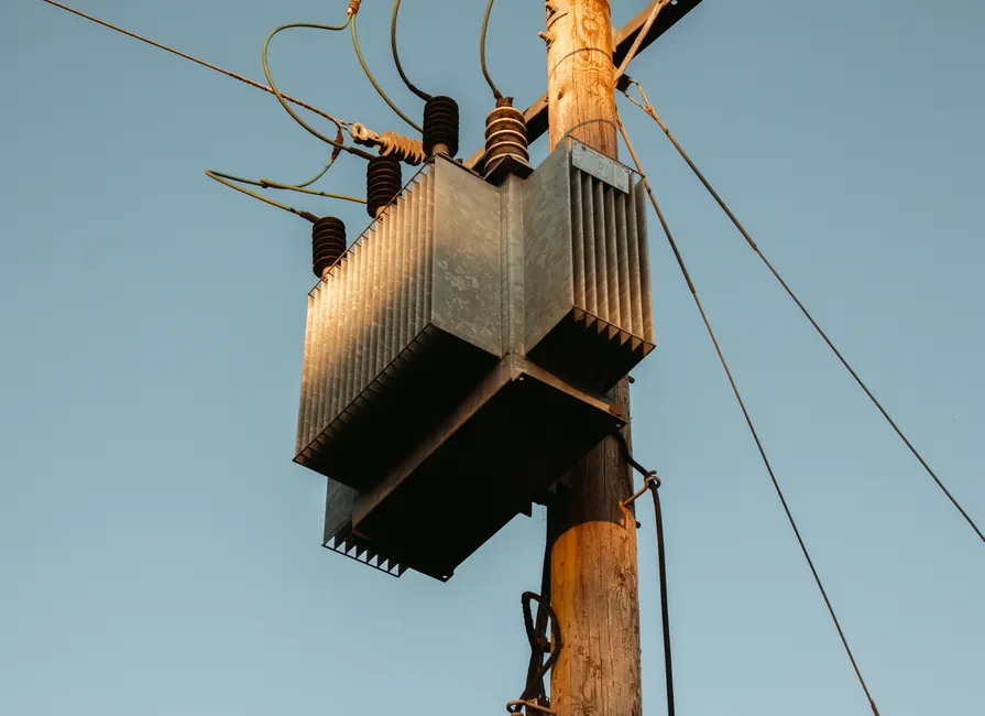Technician using tools during a service visit